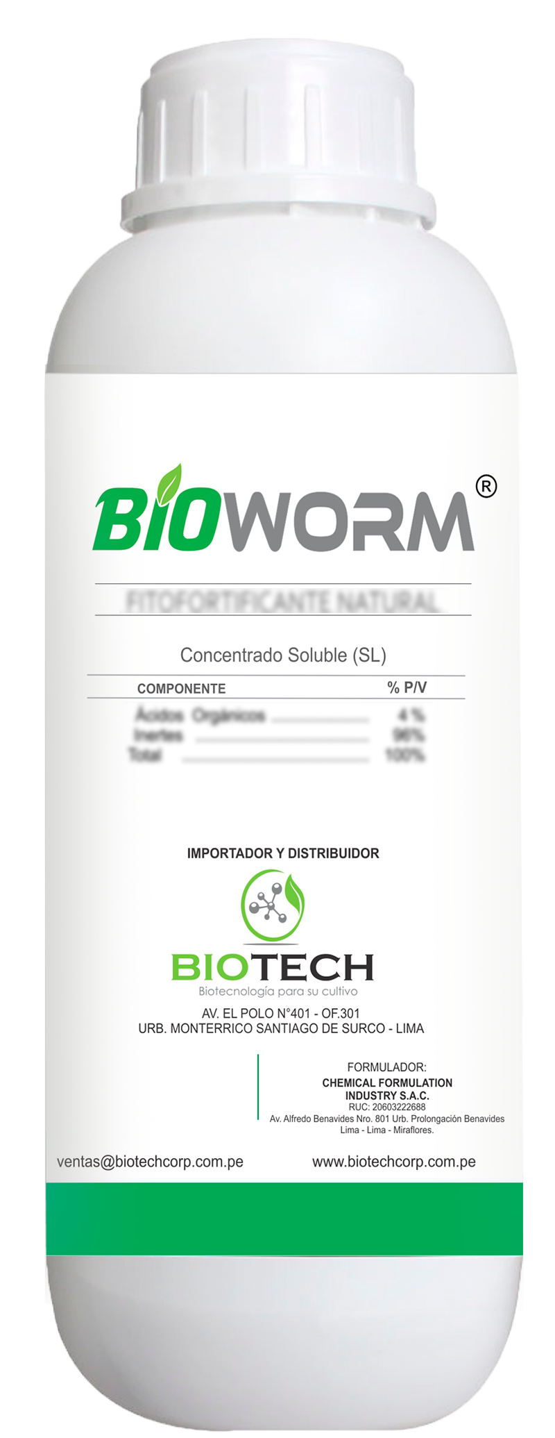 biotech insumos agricolas BIOWORM