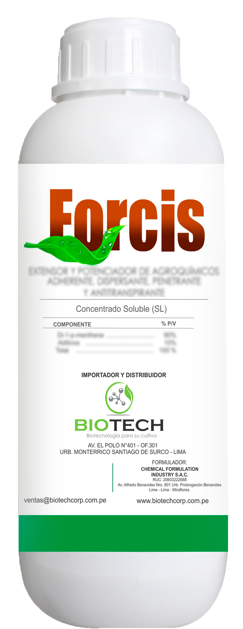 biotech insumos agricolas FORCIS