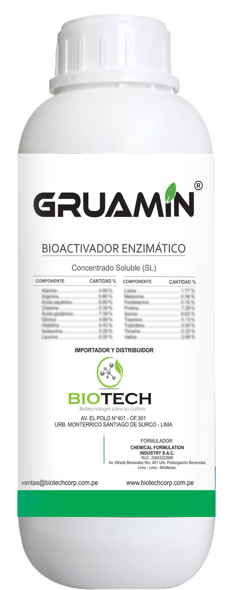 biotech insumos agricolas GRUAMIN