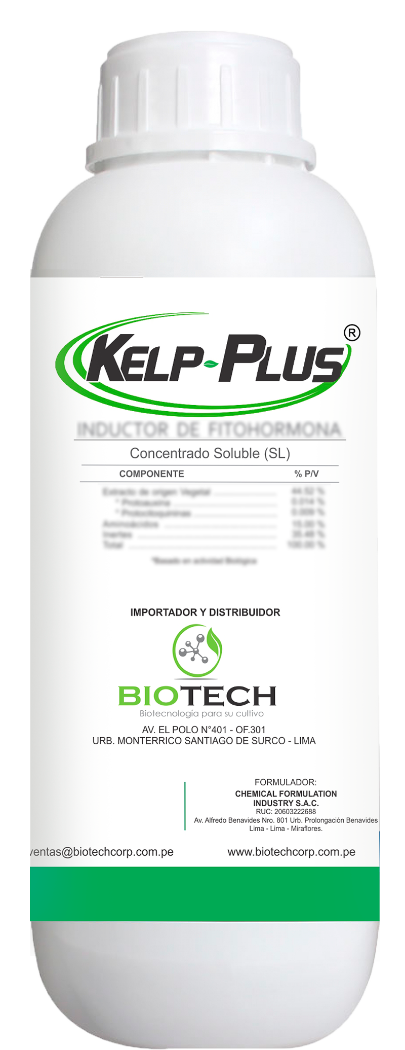 biotech insumos agricolas KELP-PLUS