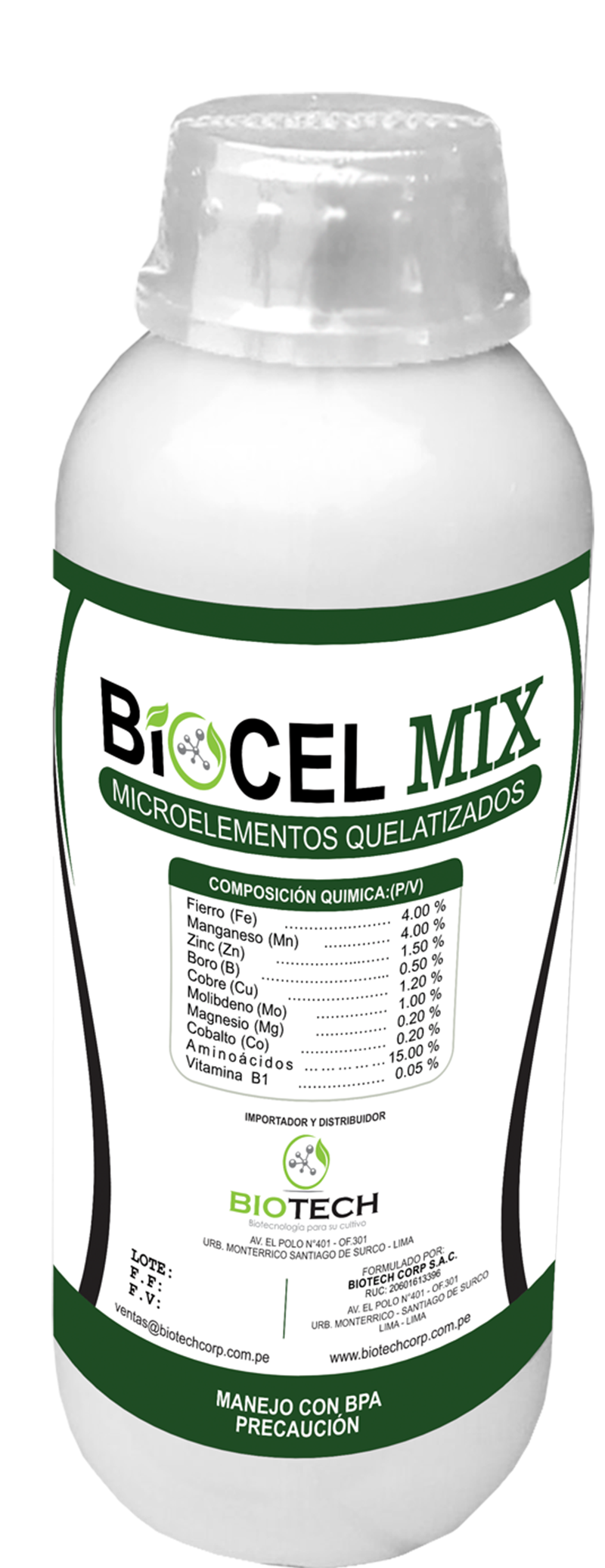 biotech insumos agricolas BIOCELMIX