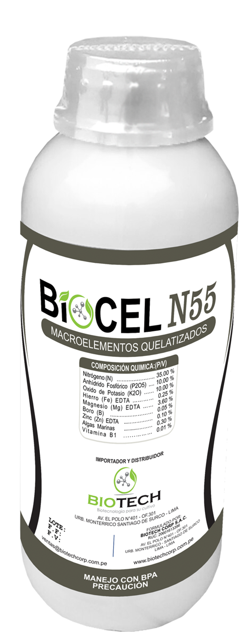 biotech insumos agricolas BIOCELN55