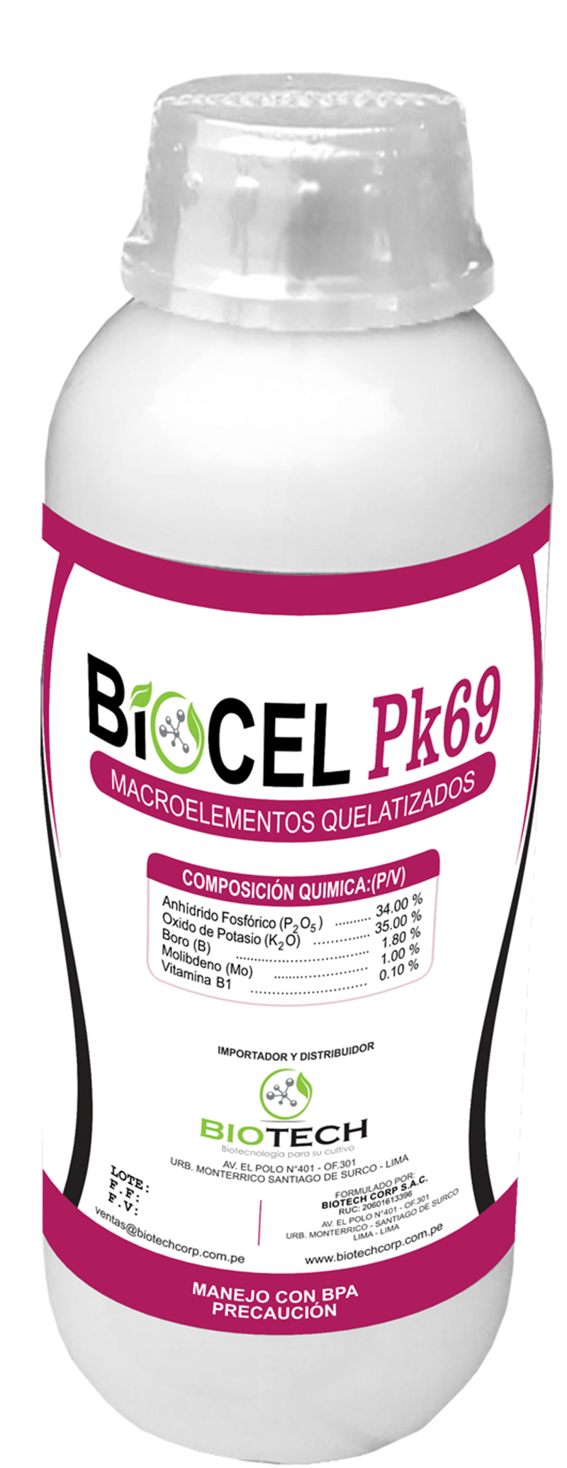 biotech insumos agricolas BIOCELPK69