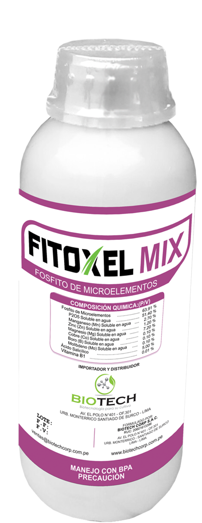 biotech insumos agricolas FITOXELMIX